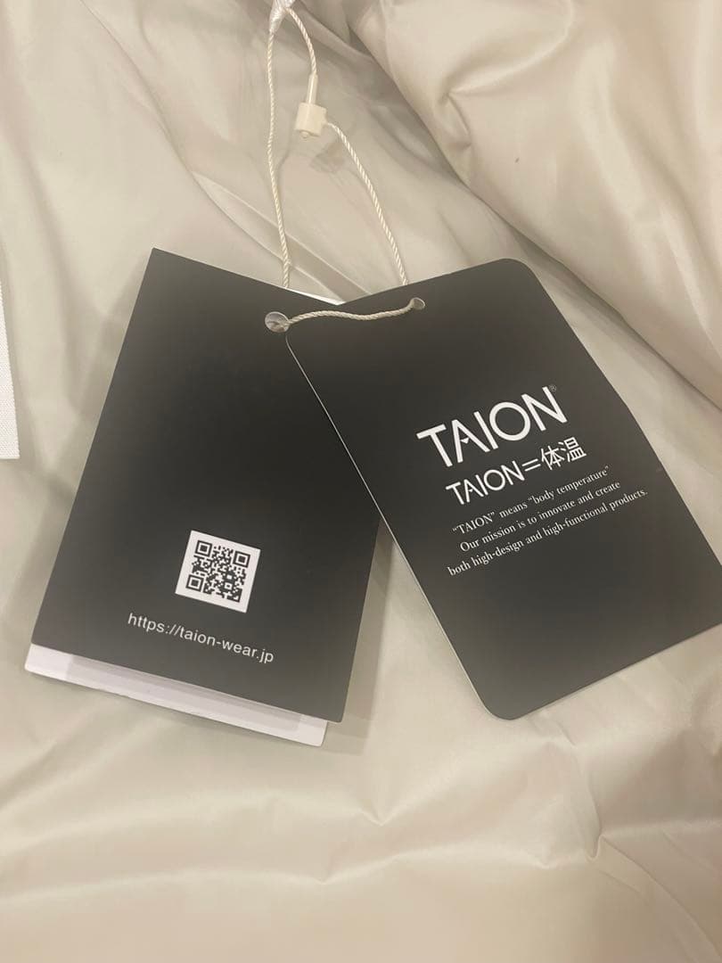 【別注】＜TAION×CITEN＞シンプルダウン LT.GRAY M