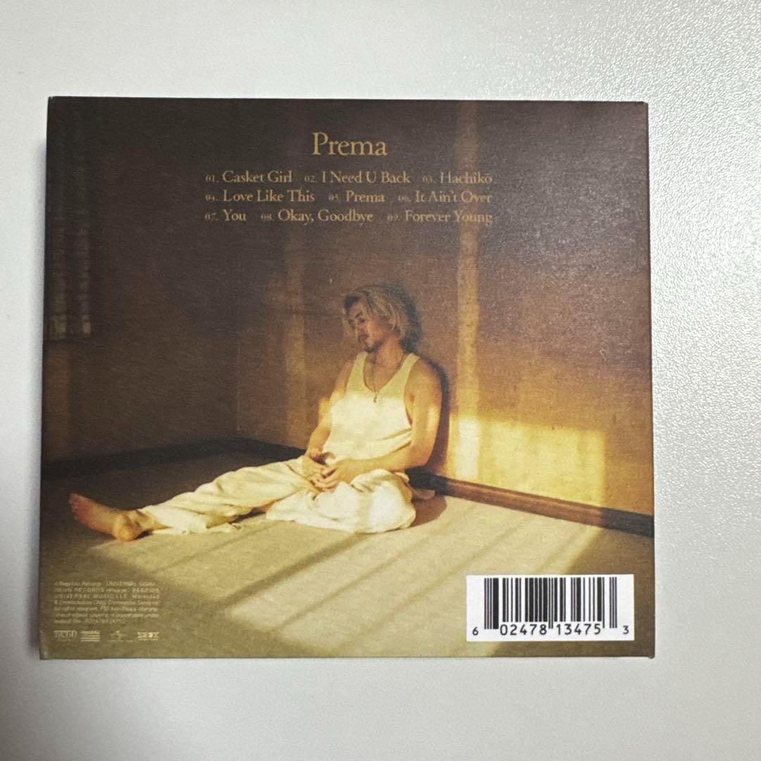 藤井風 USA購入 Prema Sighed サイン入り