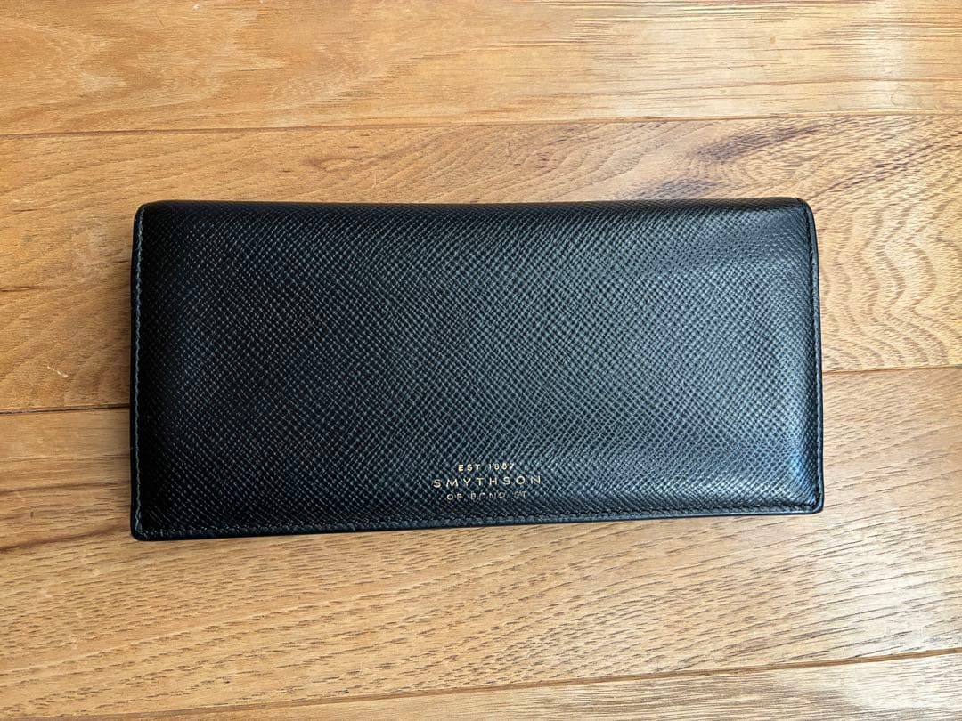 k*o様 SMYTHSONスマイソン黒長財布パナマ