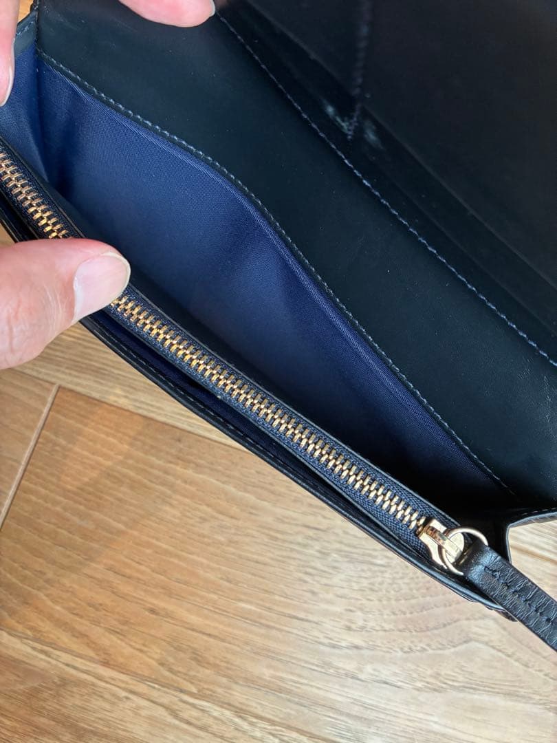 k*o様 SMYTHSONスマイソン黒長財布パナマ