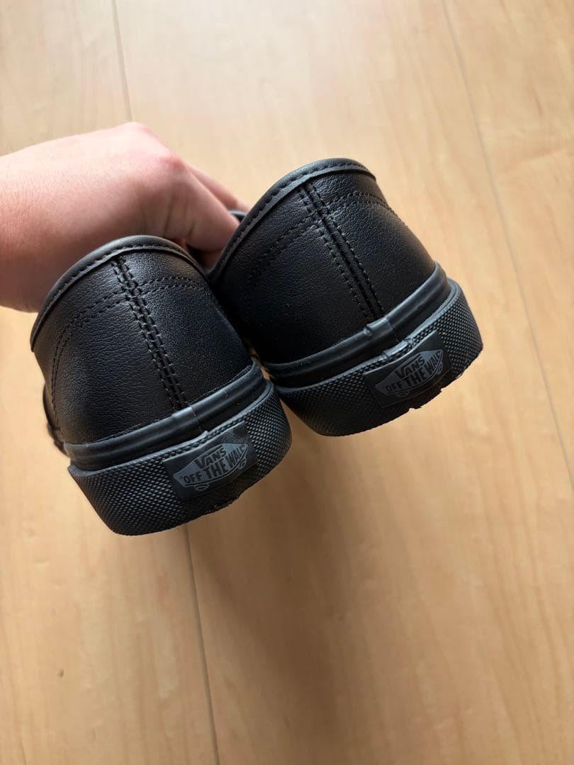VANS AUTHENTIC レザー ブラック
