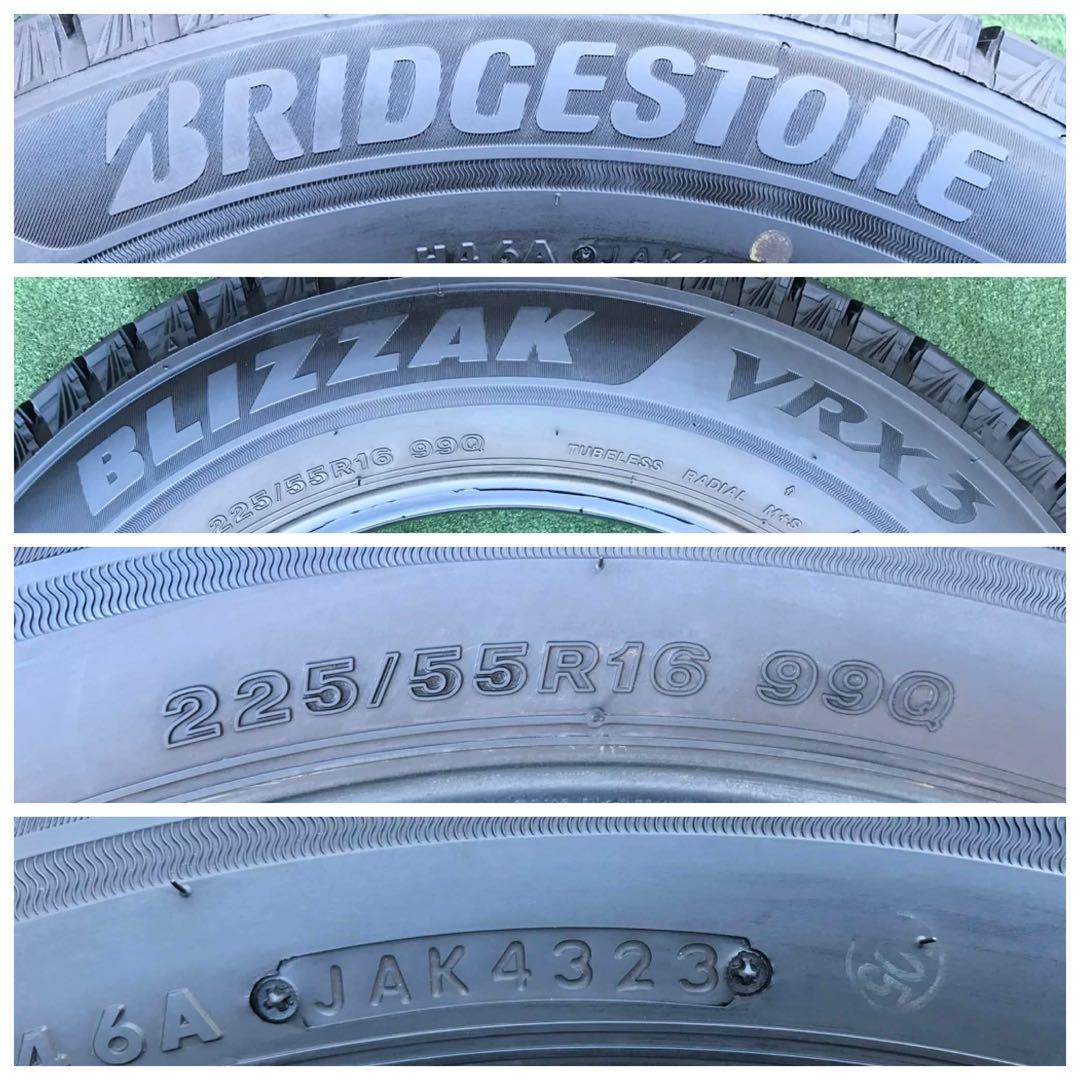 225/55 R16 BRIDGESTONE VRX3 スタッドレスタイヤ
