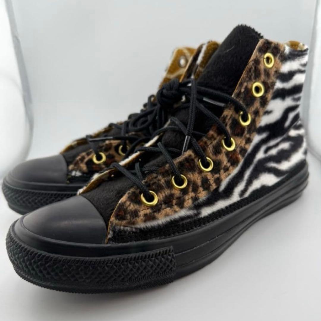 T*y様 希少 CONVERSE アニマル柄ゼブラ ブラック 25.5 メンズ