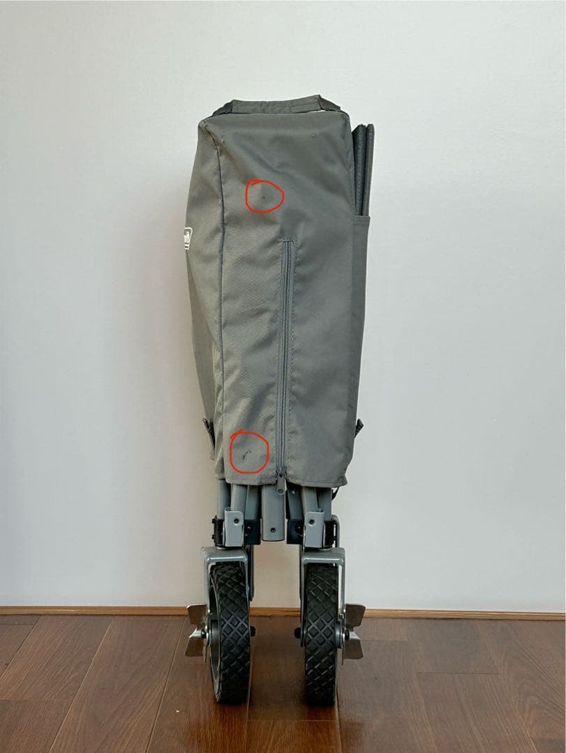 コールマン アウトドアワゴン キャリーカート グレー カート 一回使用のみ