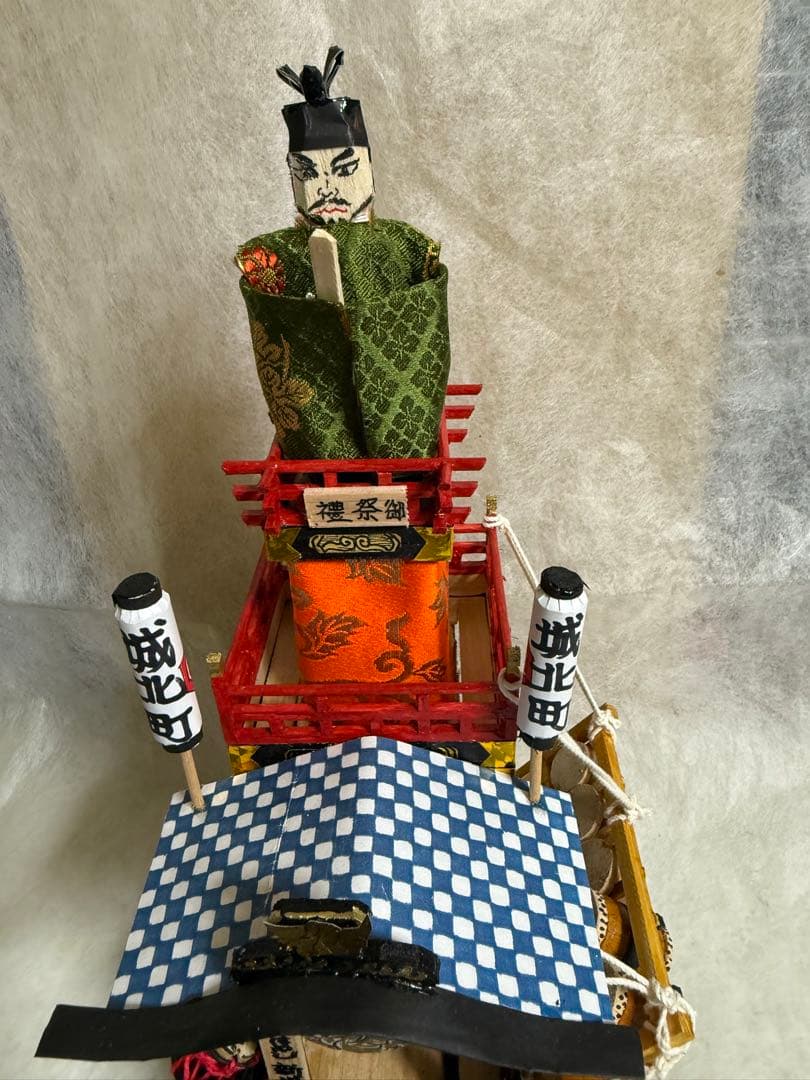 土浦祇園祭　城北町山車ミニチュア/送料込み