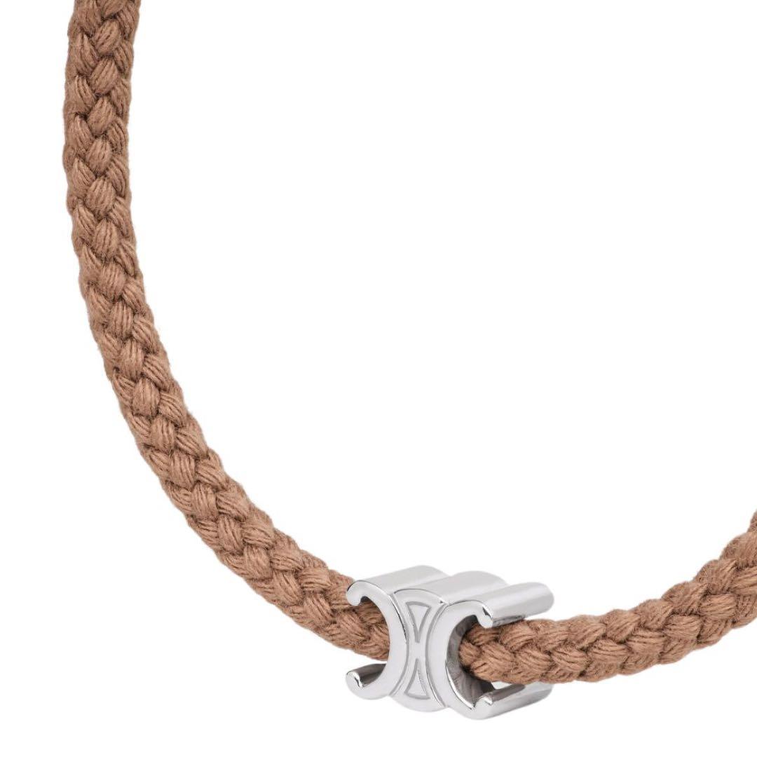 新品正規CELINEトリオンフビーチブレスレットBTSテテV着用Bracelet