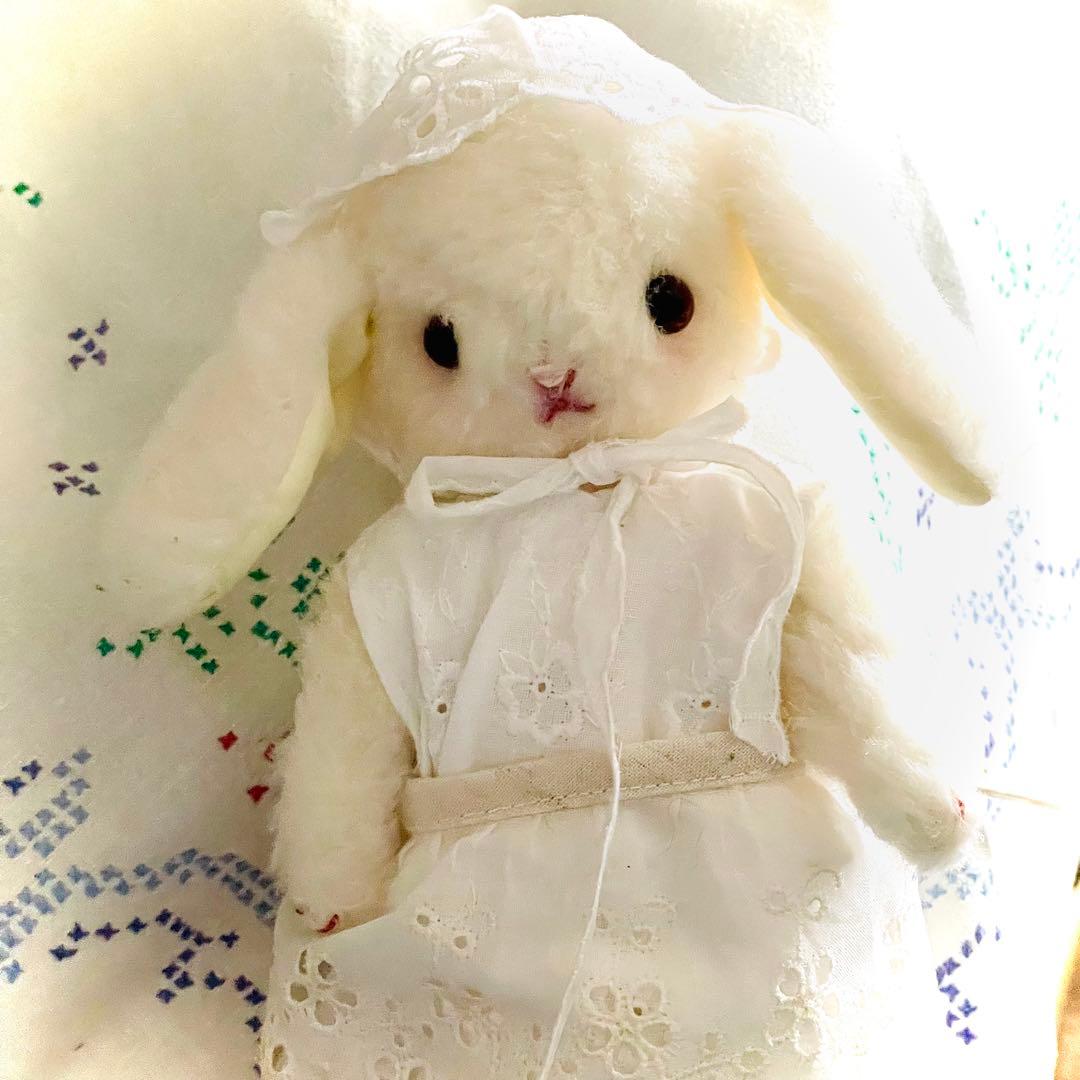 テディうさぎ　ふかふかベビーフェイスのうさぎちゃん　テディベア