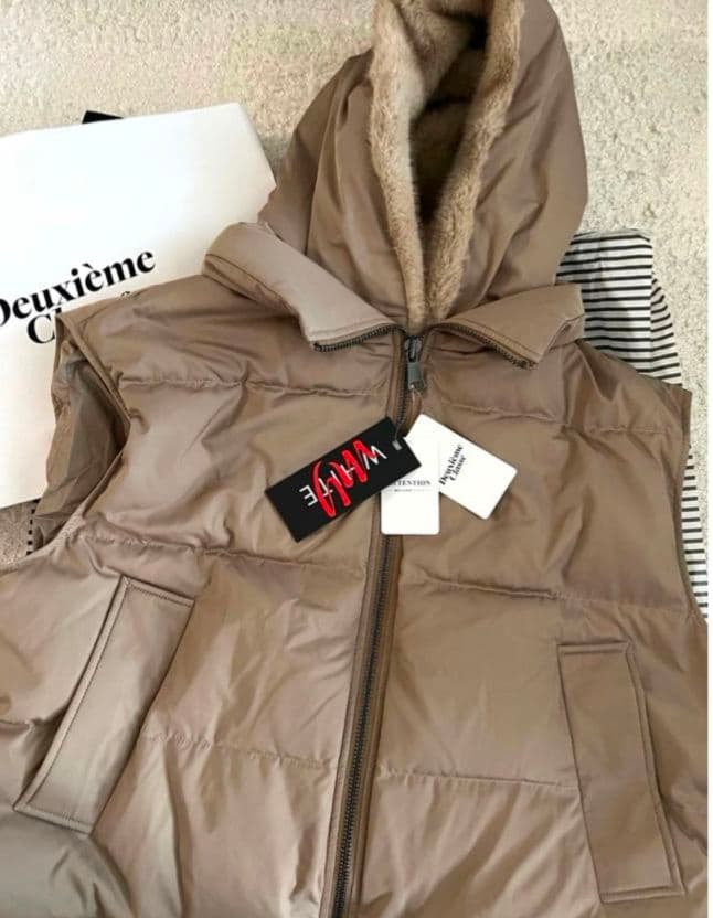 Deuxieme Classe マイホワイト ダウンベスト