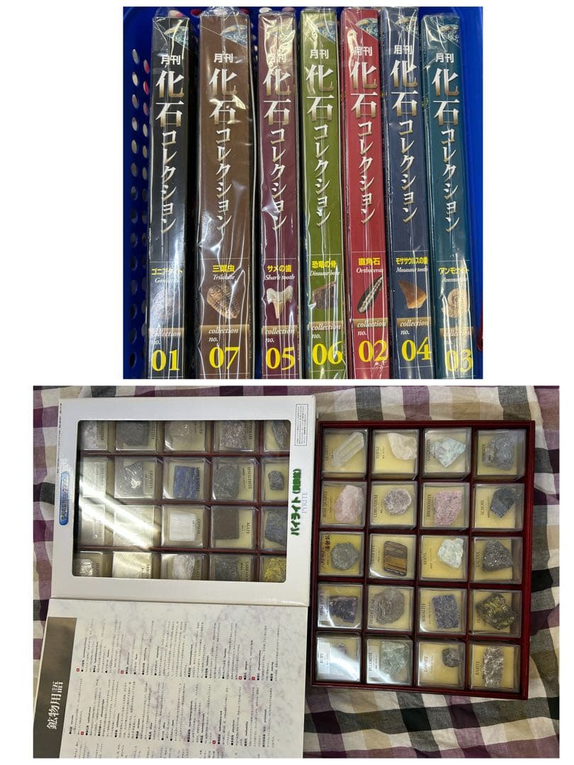 【匿名配送】現状品　化石　鉱物　パワーストーン　ディアゴスティーニ　　まとめ