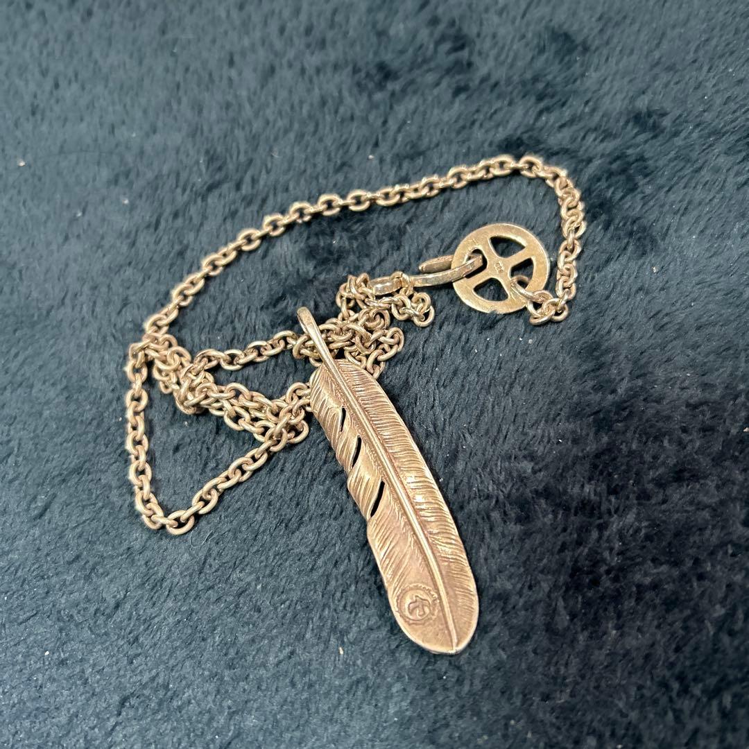 フェザー　ホイール　ネックレス