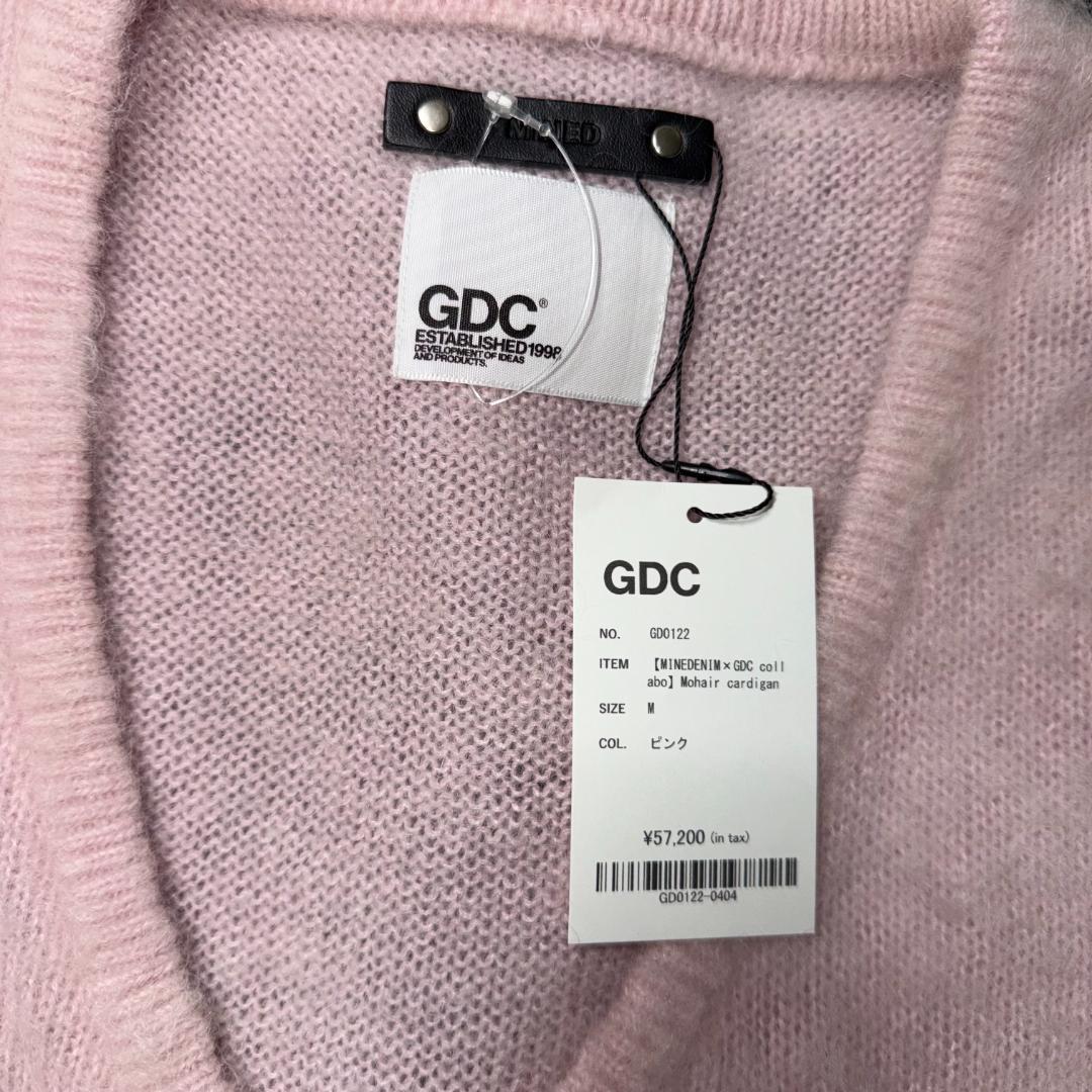 MINEDENIM × GDC collabo　MOHAIR CARDIGAN