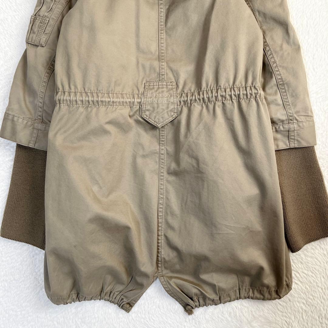 BURBERRY BLUELABEL ロングコート ライナー 3WAY ファー