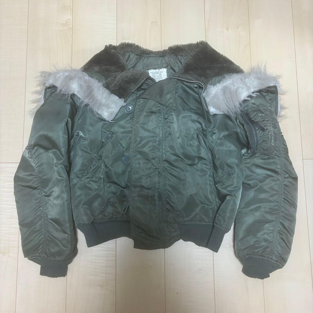 【90s USA製】ALPHAアルファ N-2B フライトジャケット