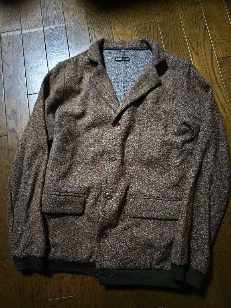 フランクリーダー　ヴィンテージミックスウール　カーディガン　サイズS相当