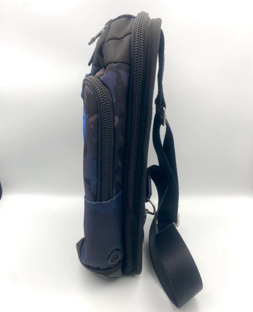 TUMI サラトガ 222393 迷彩ボディバッグ ネイビー ワンショルダー 黒