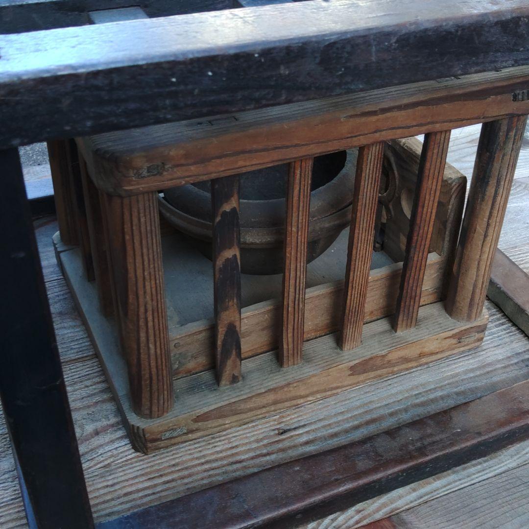 古民具　コタツ　古い暖房器具