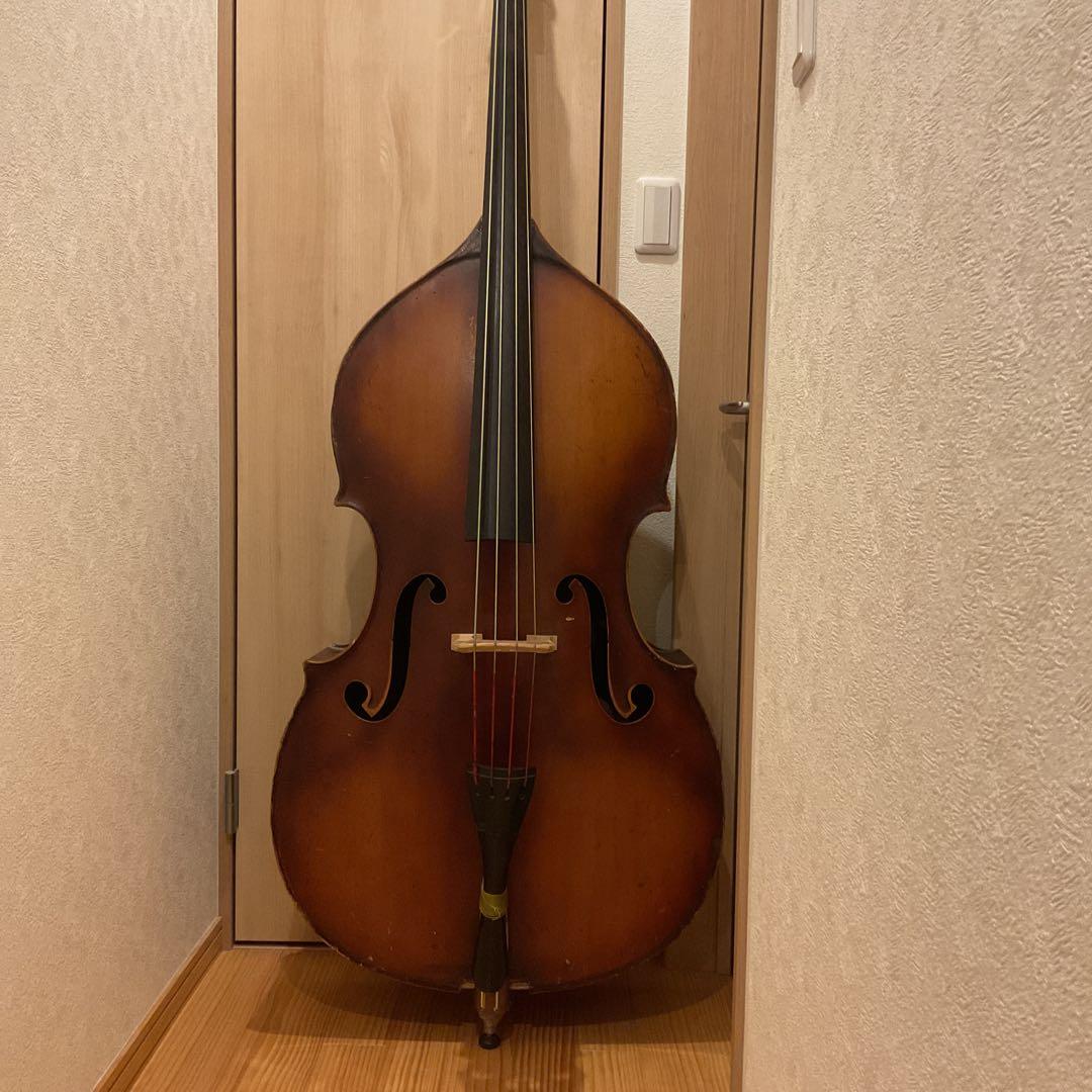 コントラバス 木製 使用感あり