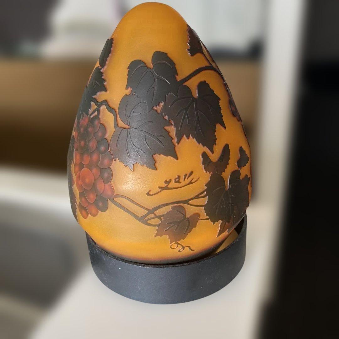 ガレ風ぶどう柄ランプ値下げしました!