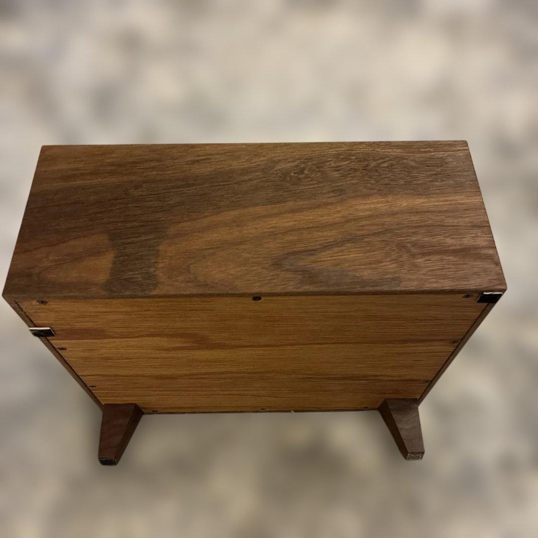 時計ケース　ジュエリーケース　ブレスレット　収納　ガラス　木　スライド式