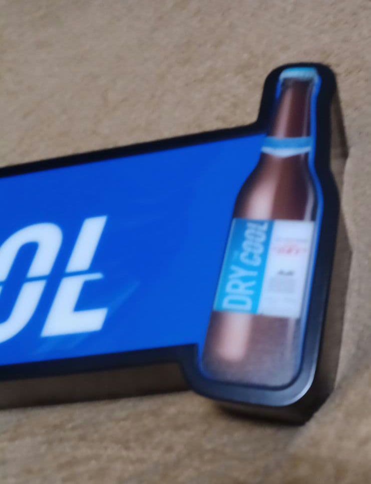 1【スーパードライ クール】電飾 ネオンサイン 非売品 レア