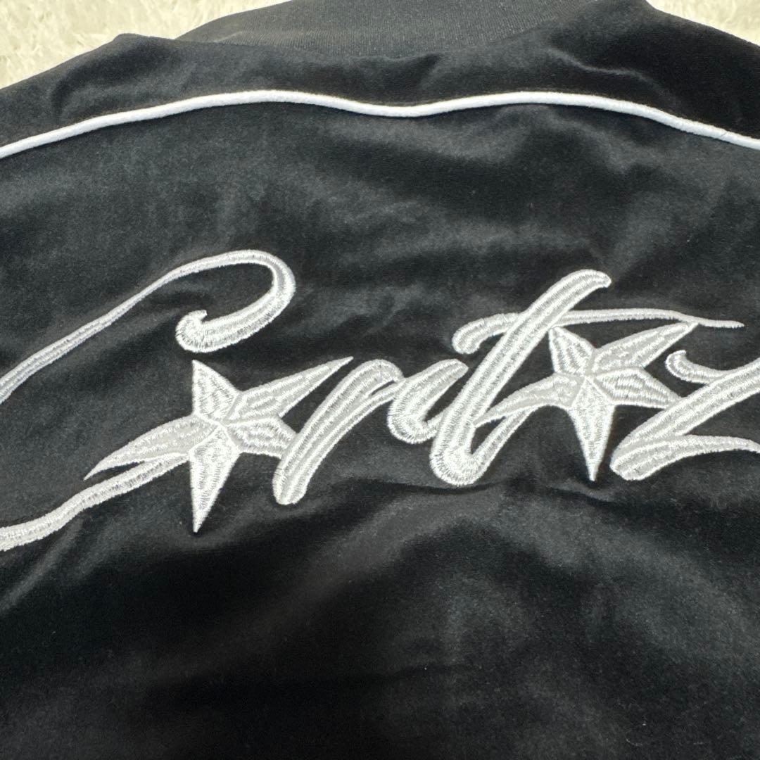 Corteiz ベロアトラックジャケット＆パンツ セットアップ S ブラック