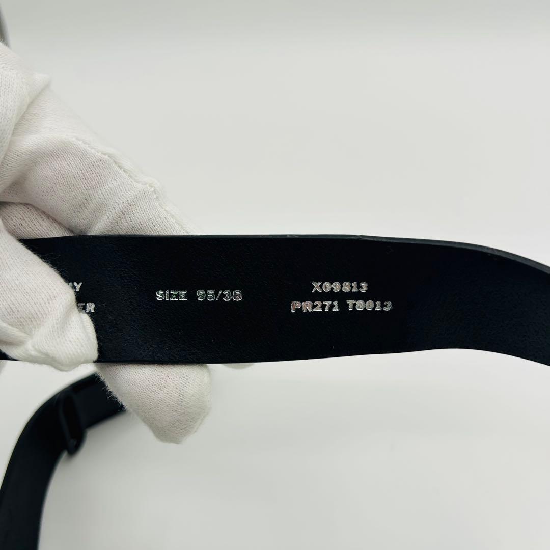 DIESEL 黒　ベルト ロゴ　メタル　バックル