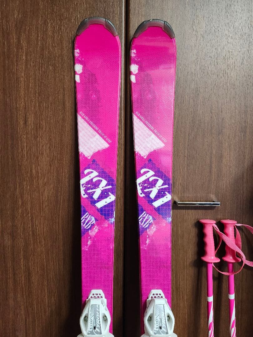 スキー3点セット スキー板150cm ブーツ24cm ストック100cm