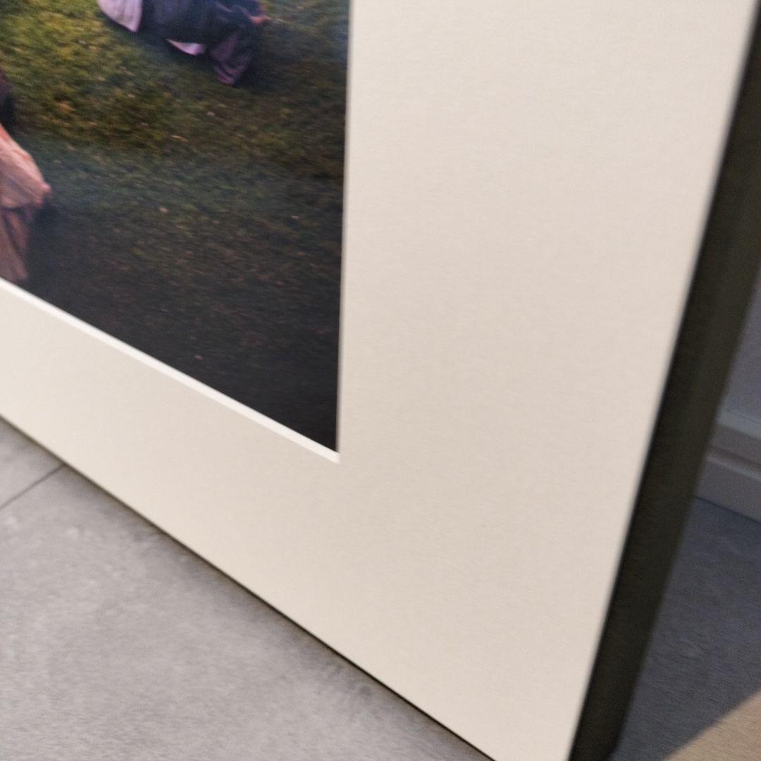 夜桜 写真作品 額装 アートパネル 春 都会 夜景 インテリア