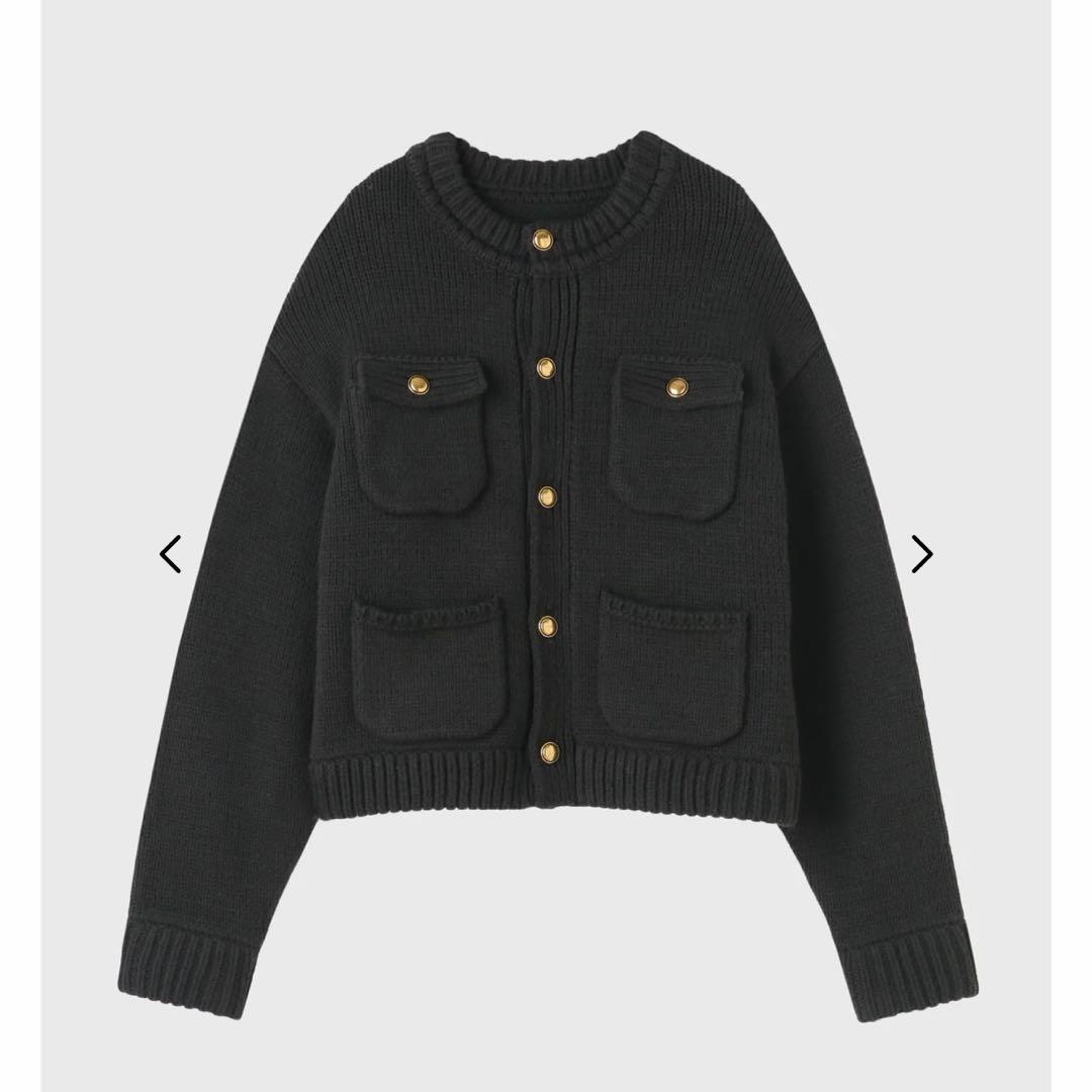 The toe♡Residenz Knit Cardigan black M