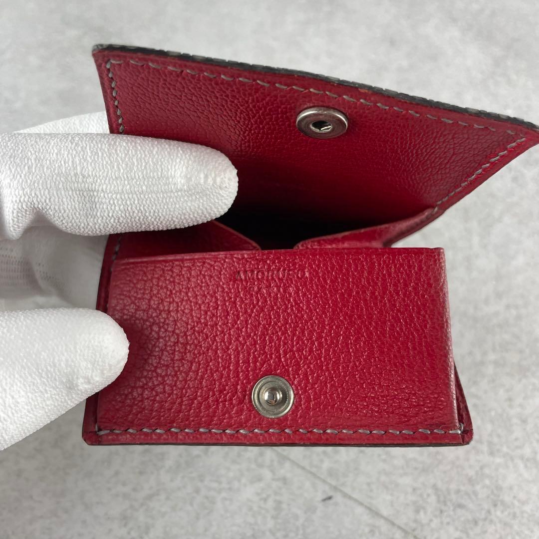 極美品✨ セルジュアモルソ ケース 小銭入れ ガルーシャ グレー