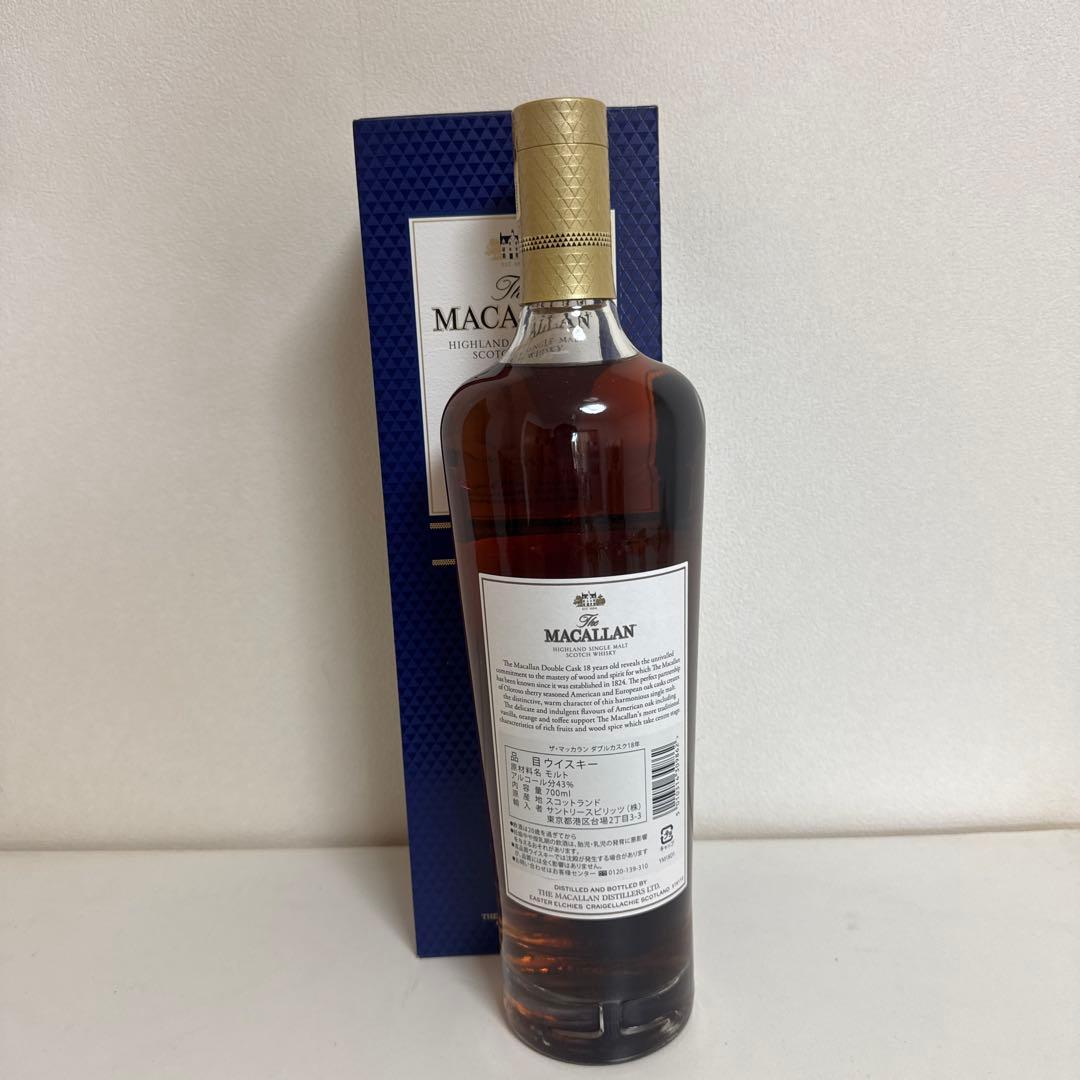 ウイスキー The MACALLAN 18 YEARS OLD DOUBLE CASK