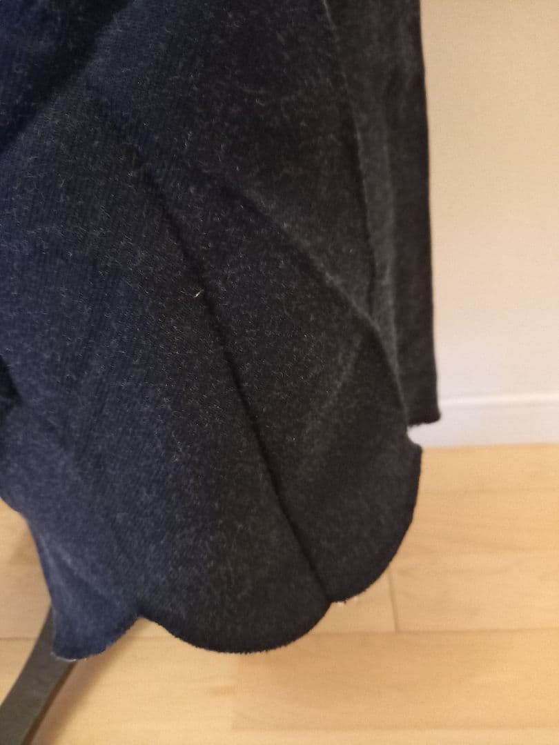 COMMEdesGARCONSスカラップデザインキュロット(濃紺)パンツ