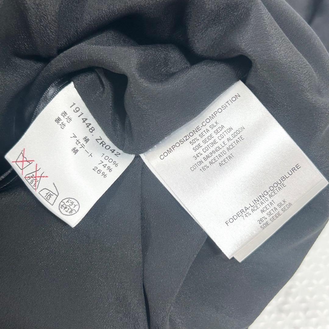 美品♡ グッチ シルク100% ワンピース フォーマル 切替 38 美シルエット