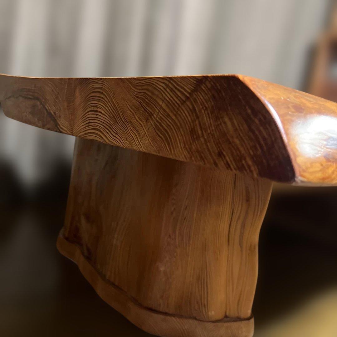 美品　希少　世界遺産　屋久杉　座卓　セパレートタイプ　樹齢1,000年以上