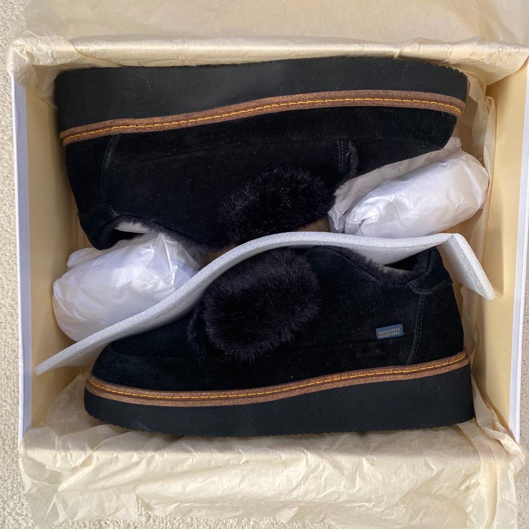 MACINTOSH PHILOSOPHY ベルクロストラップ ボアスニーカー