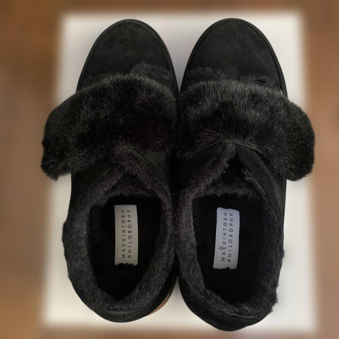 MACINTOSH PHILOSOPHY ベルクロストラップ ボアスニーカー