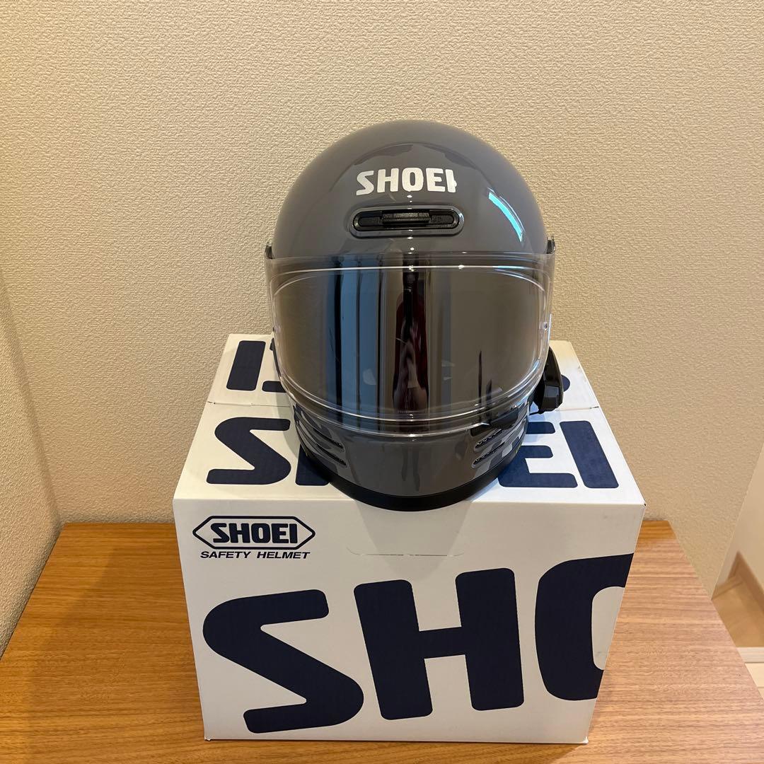 【インカム付き】SHOEI グラムスター バサルトグレーS・XSサイズ