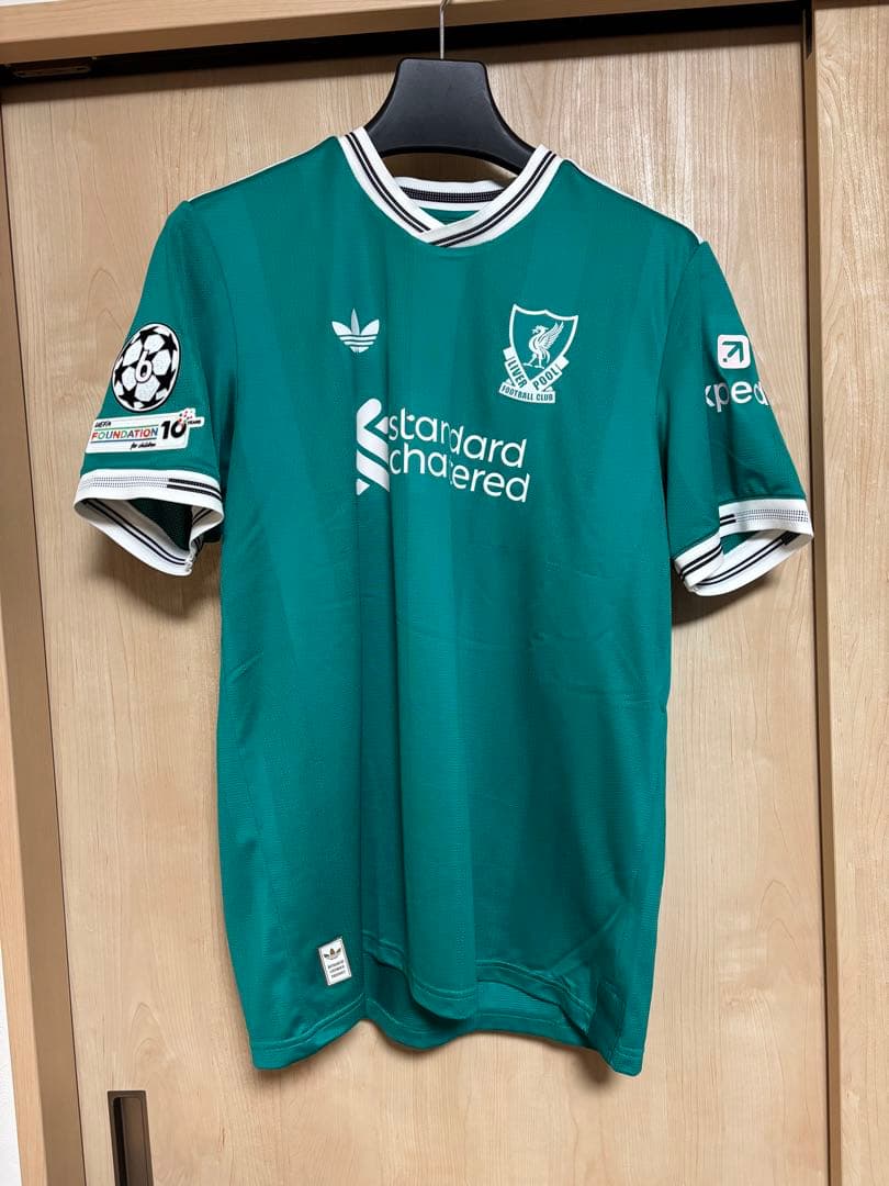 や*す様 リバプール25/26 ユニフォーム サード 正規品 CL フルパッチ