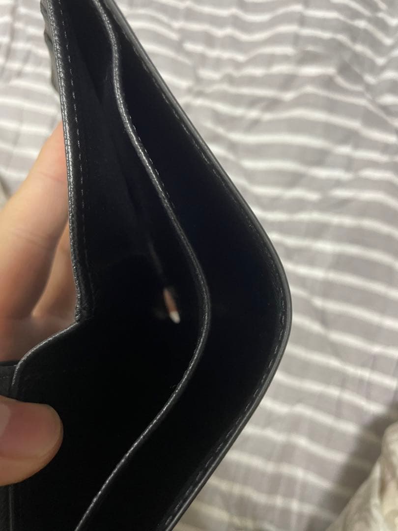 LOUIS VUITTON ブラック二つ折り財布