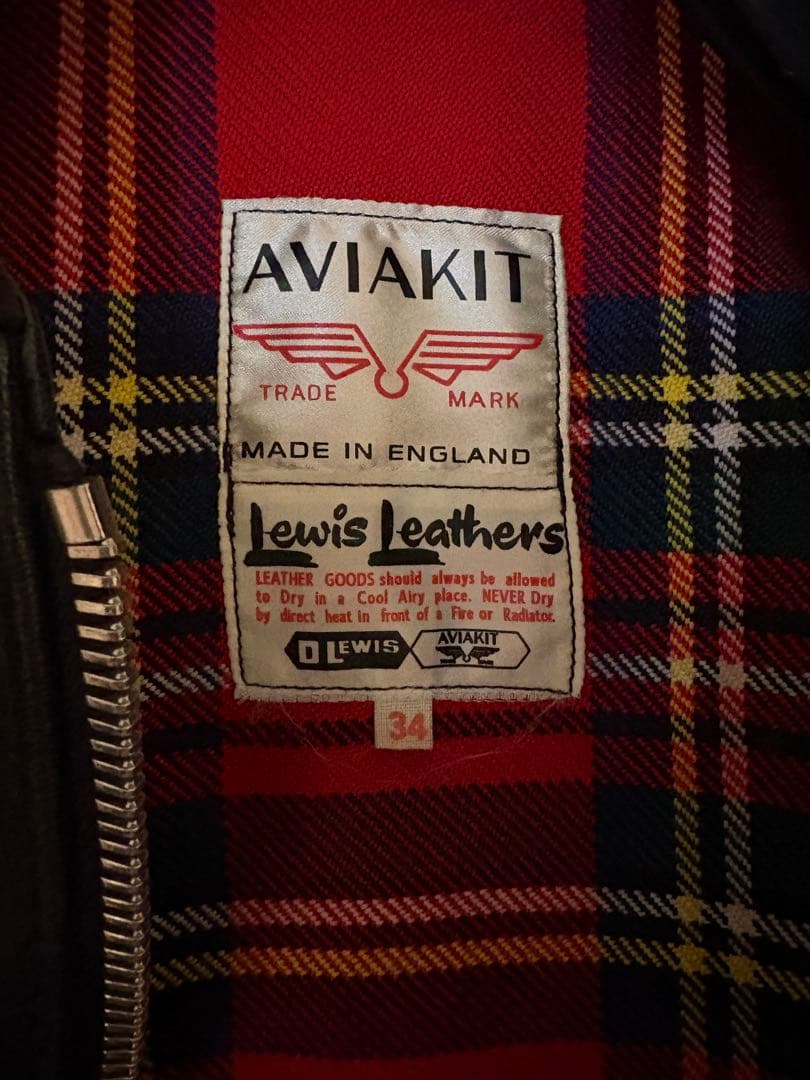 【Lewis Leathers】シングルライダース コルセア サイズ34
