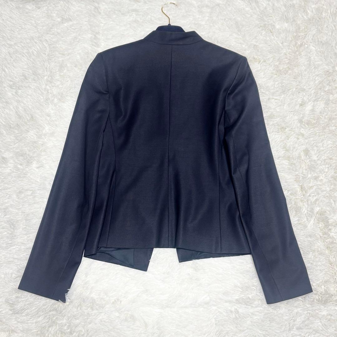 極上美品 大きめ セオリー パンツスーツ SUPER TAILOR ネイビー