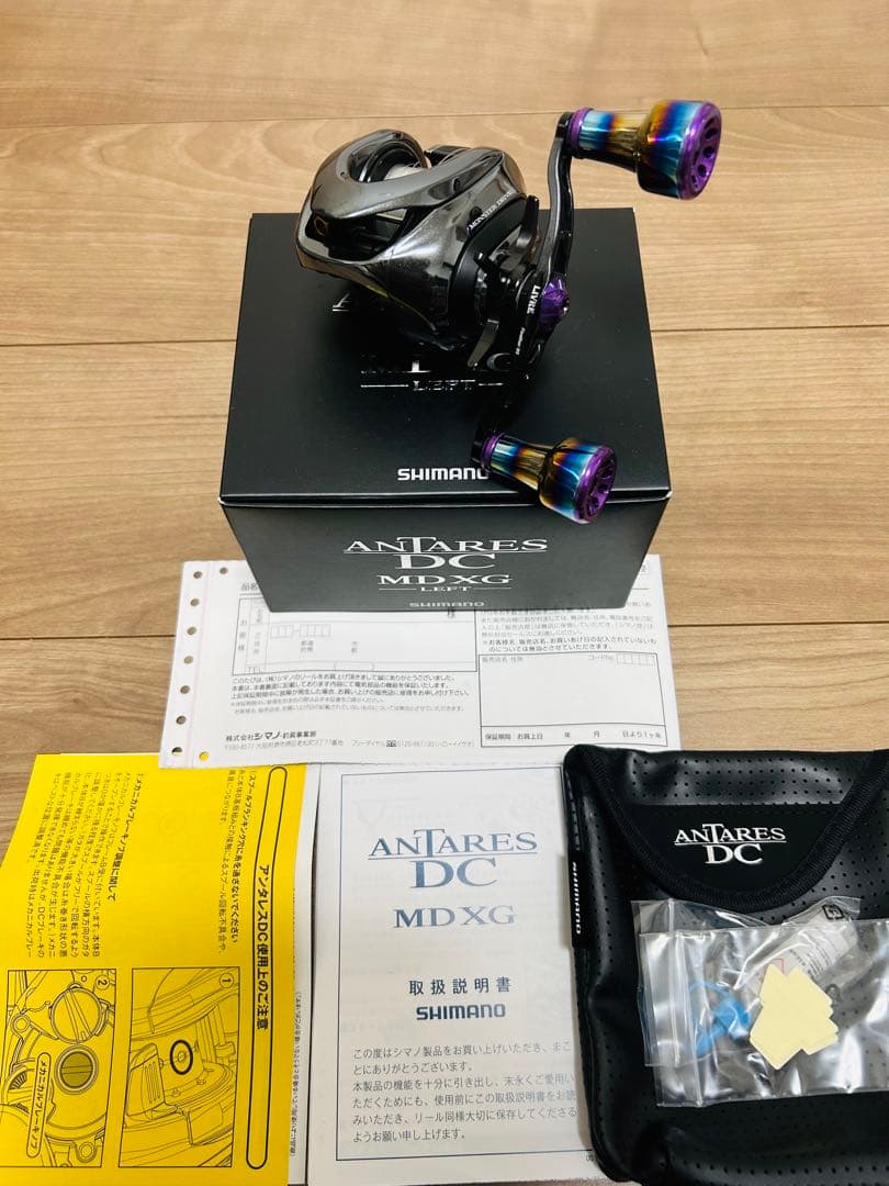 左ハンドルシマノ 18アンタレス DCMD LEFT 美品　　リブレ限定ハンドル