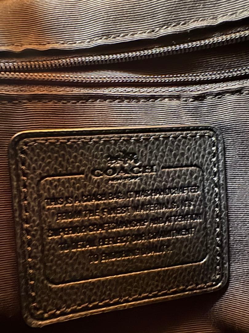 【美品】COACH ブラック トートバッグ
