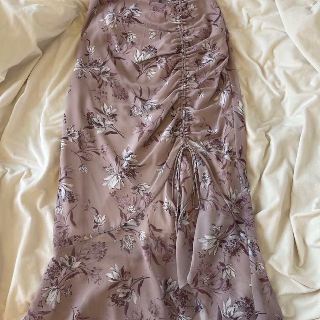 Gentiana Print Frill Set Up トップスのみ未使用