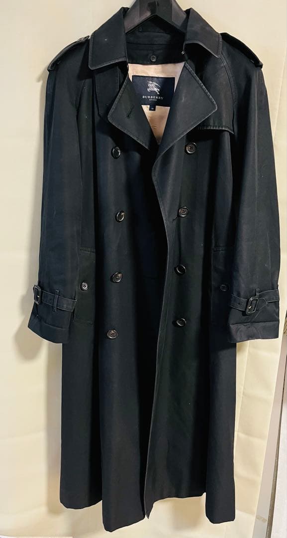 BURBERRY バーバリー 定番 ブラック トレンチコート 38