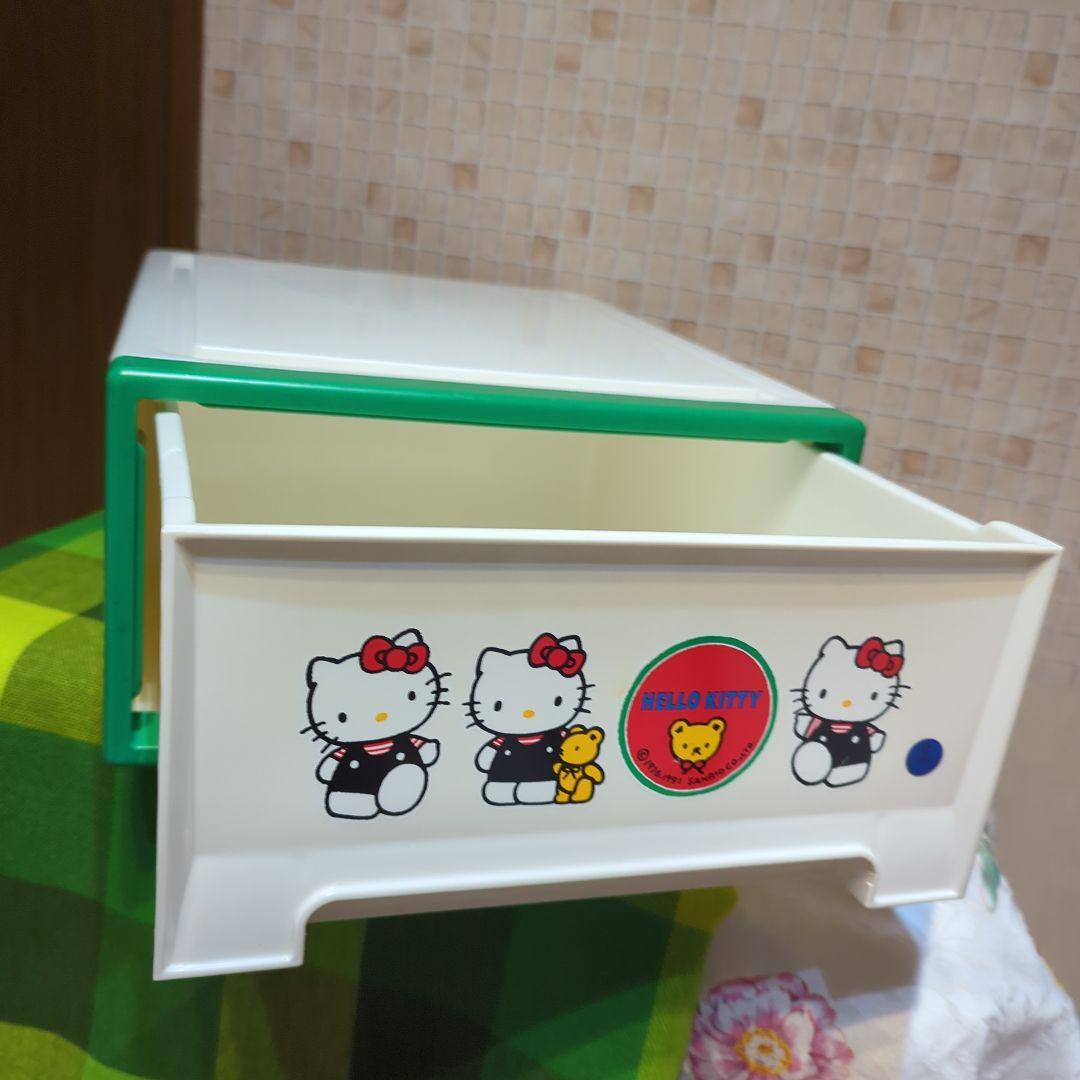 SANRIO・サンリオ・ハローキティ・引き出し式収納ケース・当時物・当初品・単品