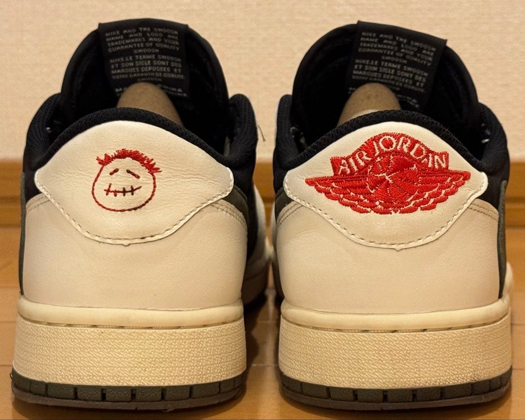 トラビススコット × W Air Jordan 1 Low OG オリーブ