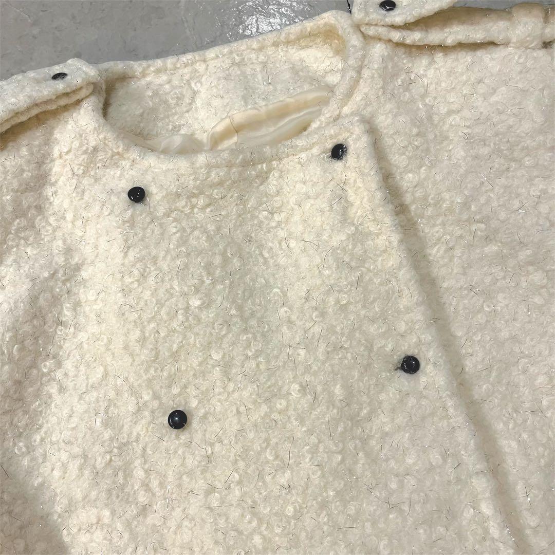 Bibiy. MEGAN LAME JACKET アイボリー ジャケット