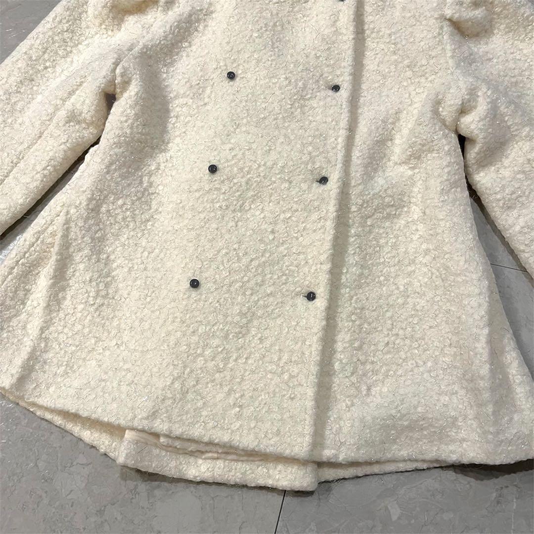 Bibiy. MEGAN LAME JACKET アイボリー ジャケット