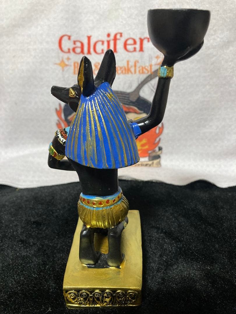 アヌビス像 置物2体セット